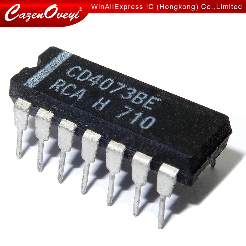 10pcs/lot CD4073BE CD4073 DIP-14