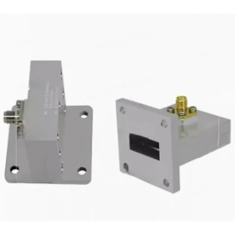 Waveguide RF Modules With WR90 Flange To Coaxial Adapter, Right Angle 90, 8.2 To 12.5GHz