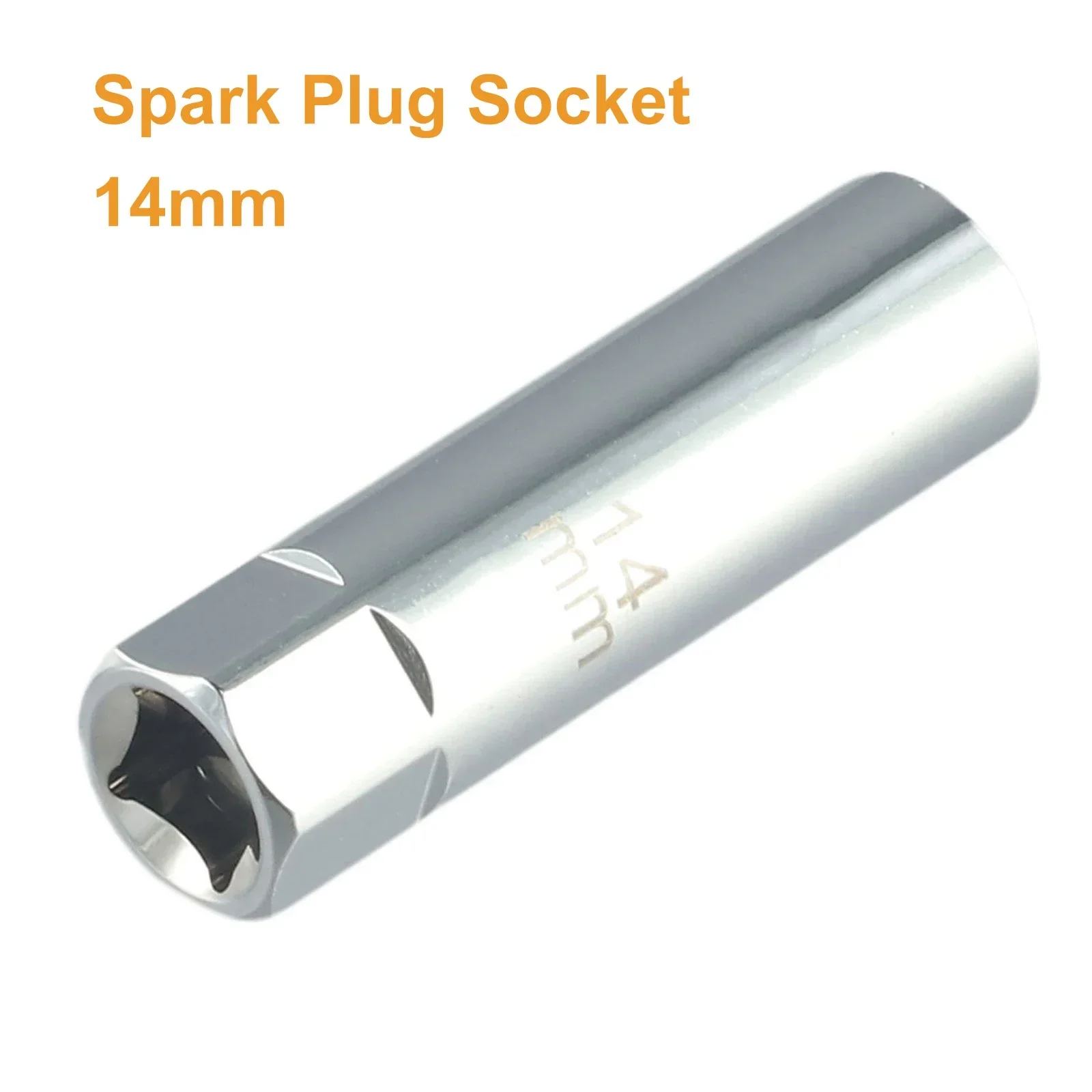 Spark Plug Socket 14mm 16mm Connector 3/8 Inch Drives 12 Point Chrome Steel Spark Plug Sleeve Wrench Spring Clips Removal Tool