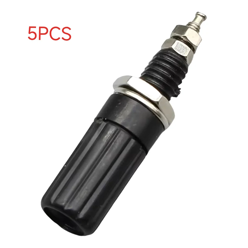 5Pcs 4mm Banana Plug Socket DIY Bind Post Nut M3x45mm Electrical Terminal Jack