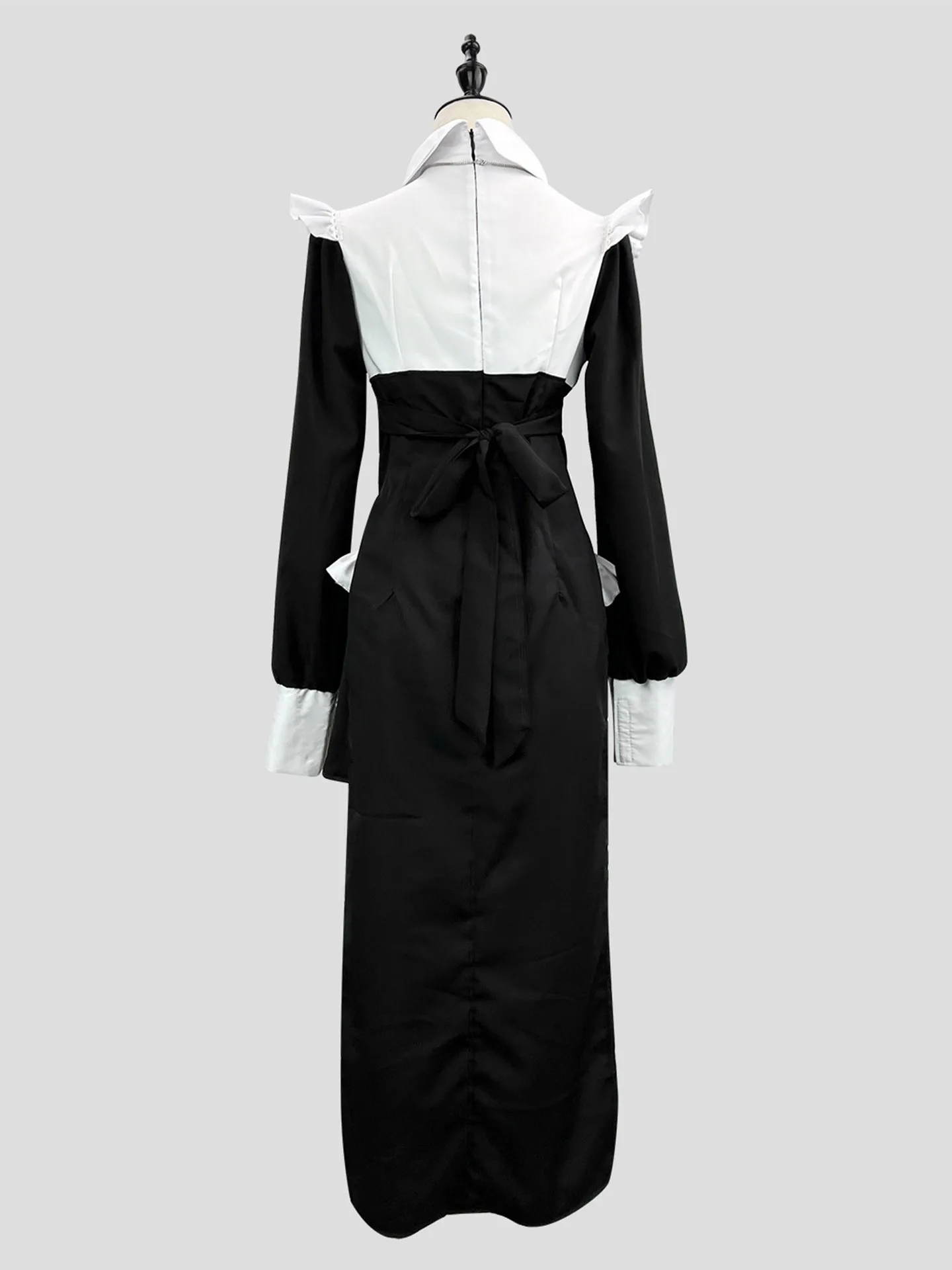 زي راهبة مثير للهالوين ممرضة أورم فيم خادم الزي طويل Sve سليم صالح البوليستر الدكتور للشابات