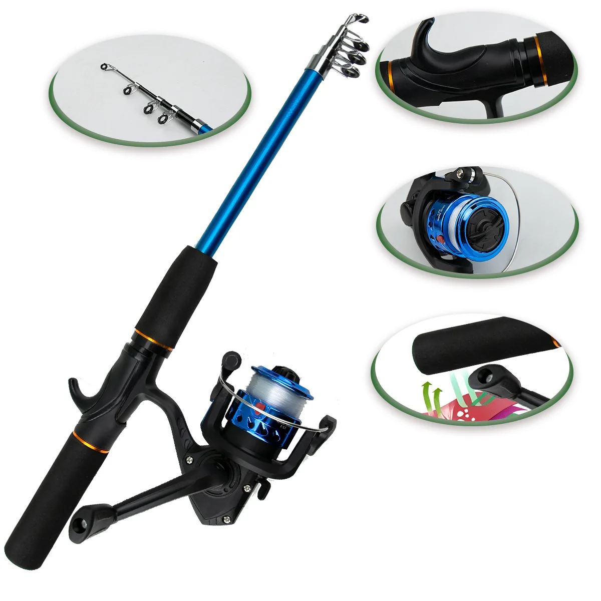 Complete 1.5m Fishing Rod and  - Fishing Equipment Online recensione e prezzo