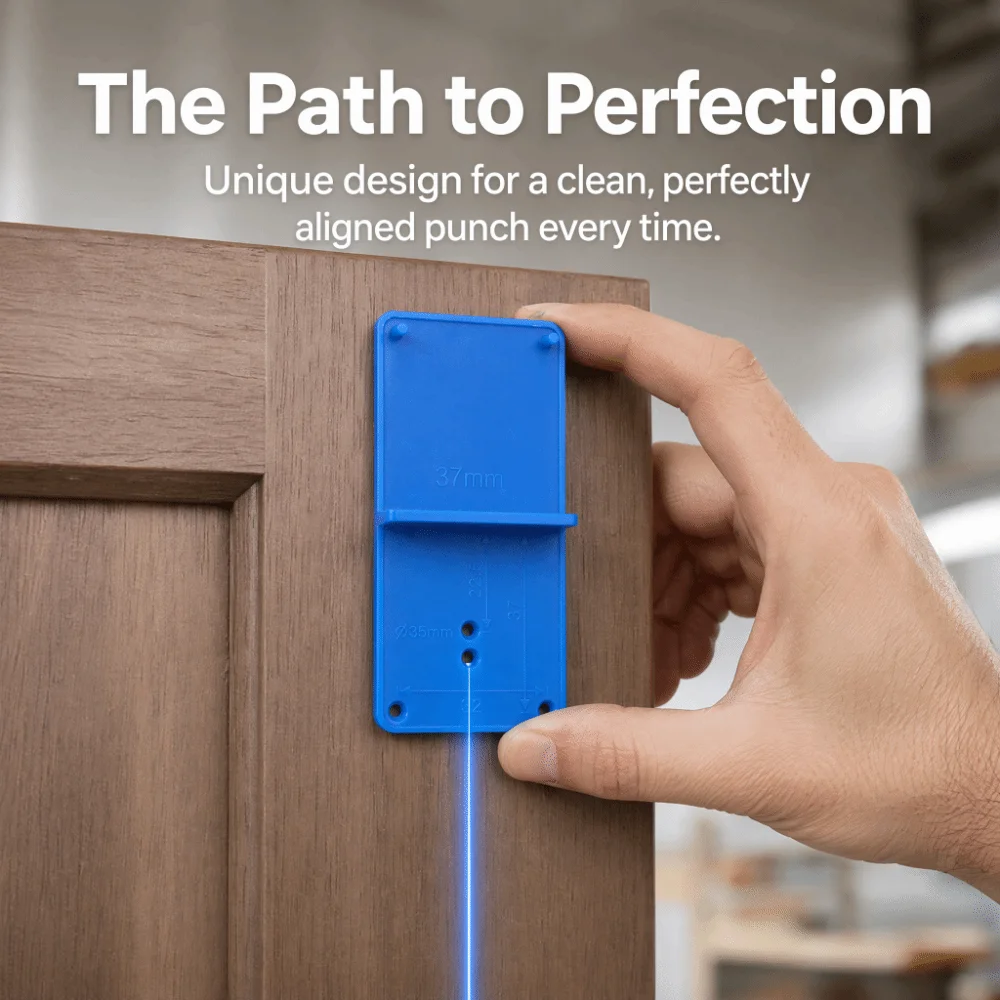 2pcs Drilling Guide Hinge Hole Opener Template Concealed Hinge Cabinet Hole Jig Hinge Hole Drill Guide Hinge Jig Hinge Hole Jig