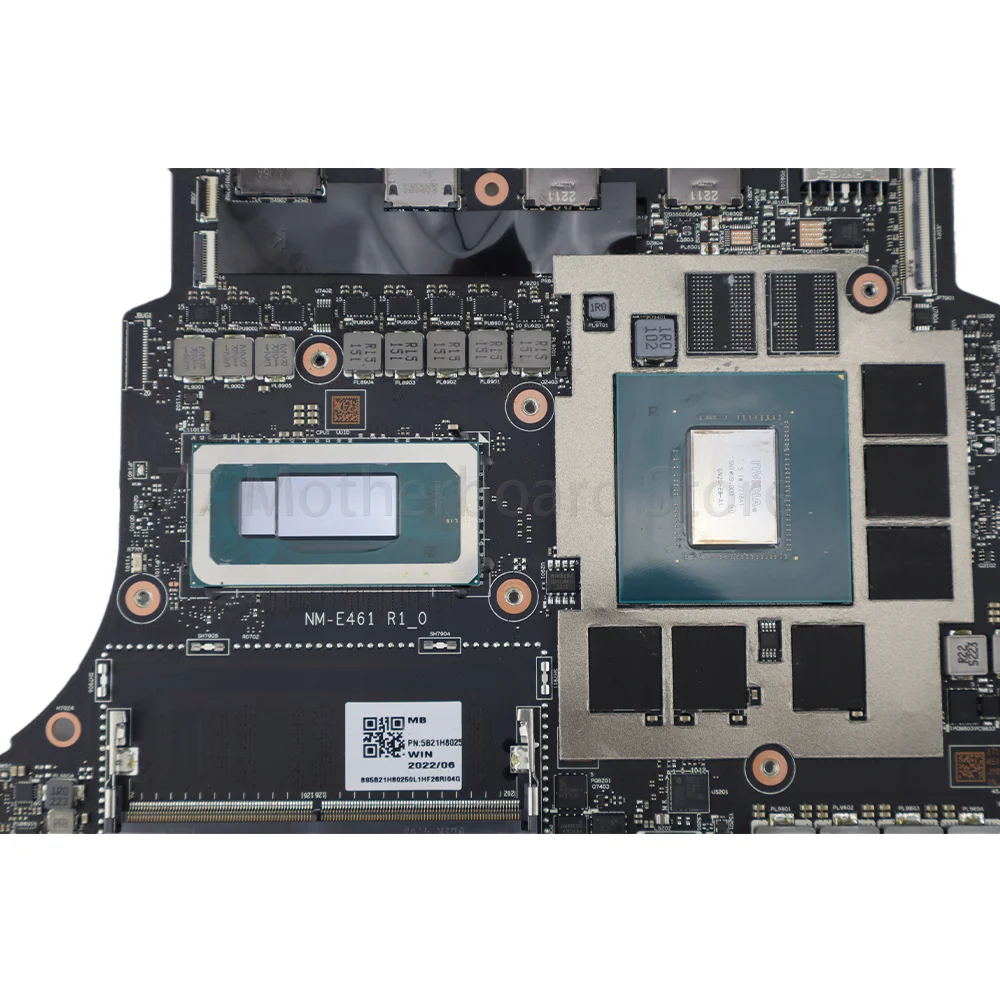 Placa-mãe do portátil para lenovo legion s7 16iah7 NM-E461 com cpu i5 12500h i7 12700h 8g ram gpu rtx3060 6g rtx3070 8g 5b21h80250