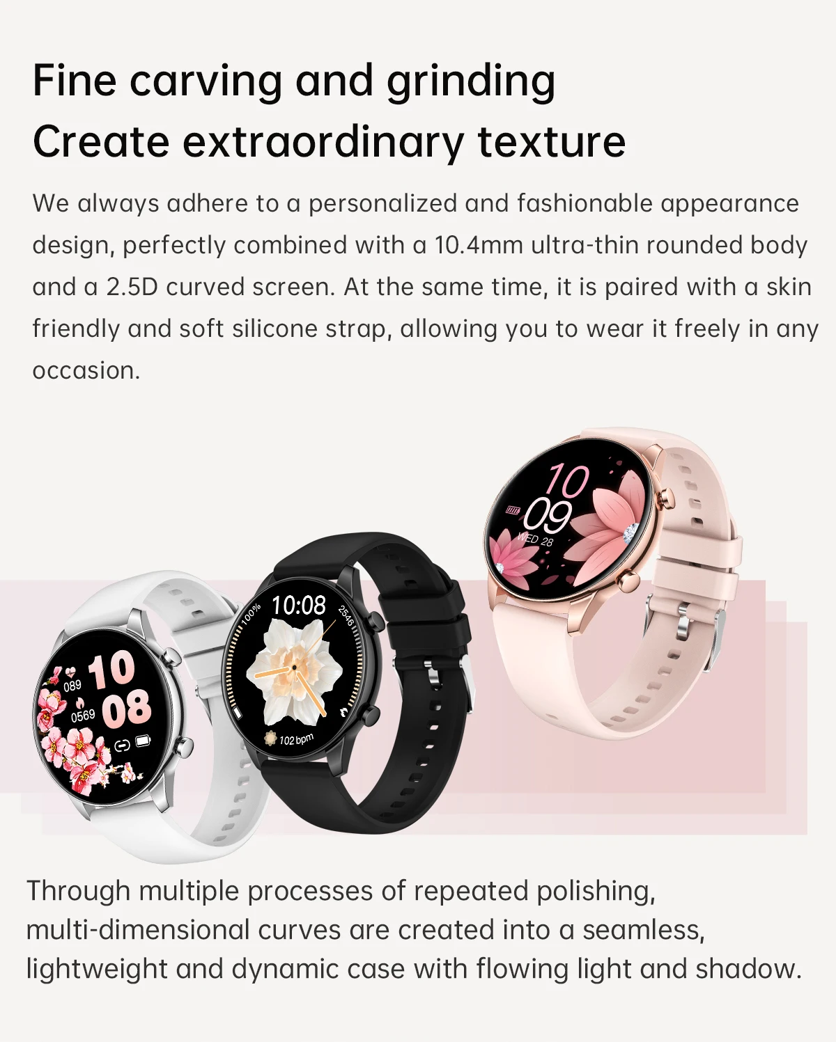 Умные часы G28 для женщин, эле – обзор и цена Silicone Band Women