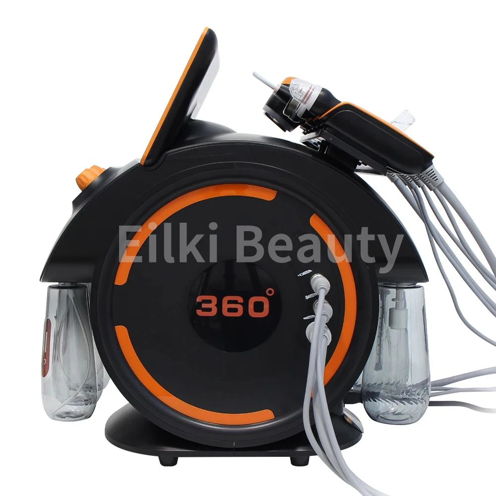 New Water Oxygen Dermabrasion Facial Machine Skin Detection Test Whitening Face Lifting Skin Cleansing Bubble Facial Equipment