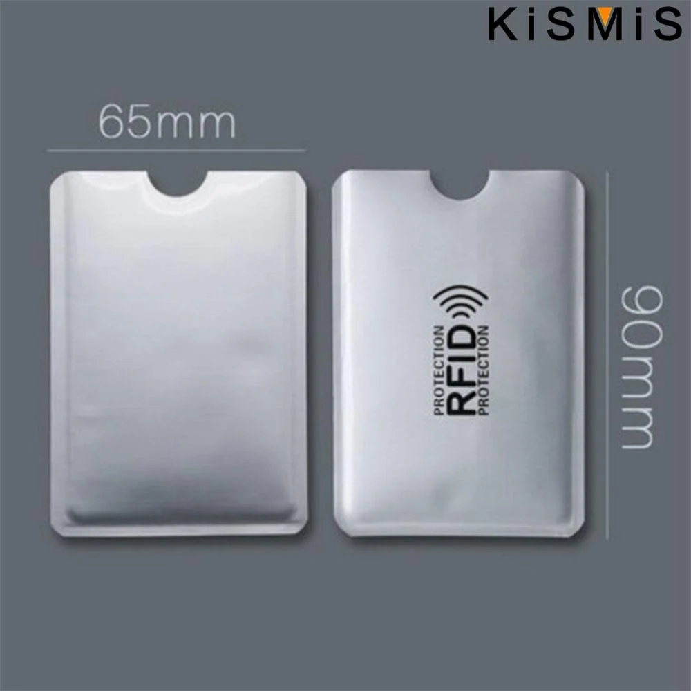 5Pcs Ultrathin Anti Rfid Wallet Blocking Reader Lock Bank Card Holder Anti Theft Credit Card Case Protection New Rfid Card