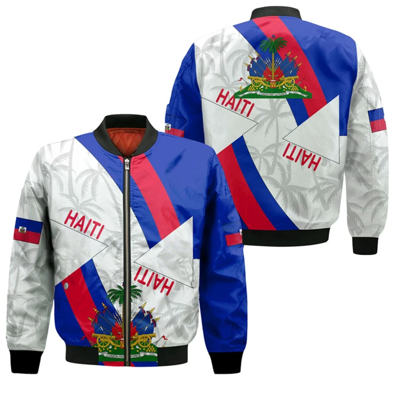 Chaquetas de bombardero estampadas en 3D para hombres y mujeres, ropa de calle de manga larga, chaqueta de vuelo de gran tamaño, Retro, bandera nacional, nuevo