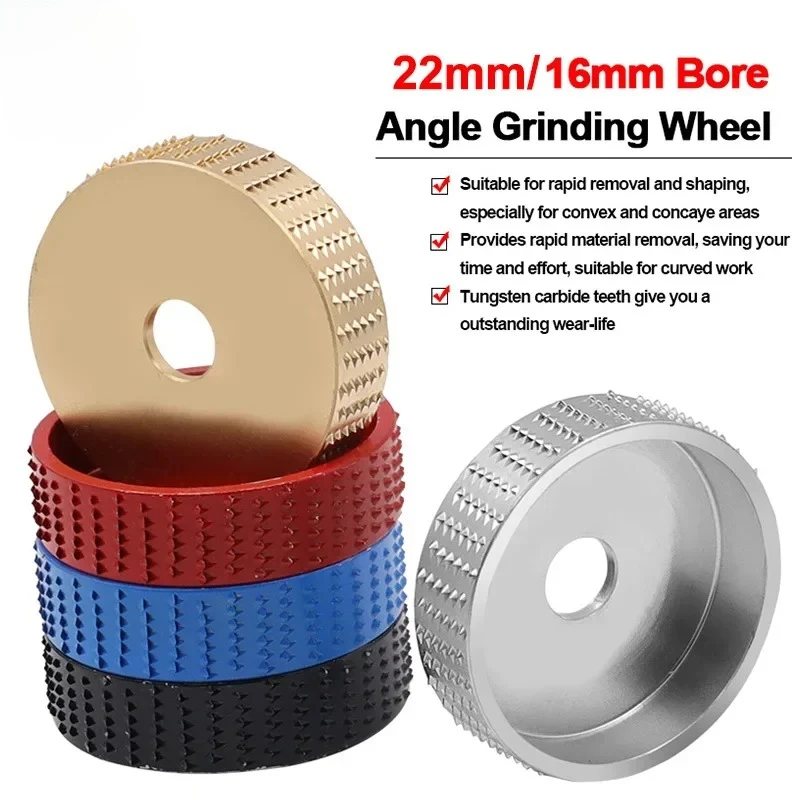 

Sanding Carving Rotary Tool Angle Grinder Rasp Wheel Abrasive Polishing Disc 75mm Woodworking Round Angle Grinding Wheel