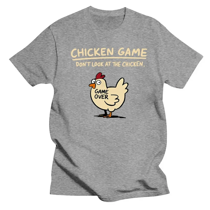 Femmes poulet jeu motif imprimé T-Shirt été décontracté ample quotidien extérieur col rond à manches courtes T-shirt femmes haut