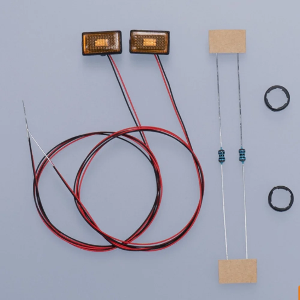 ضوء الذقن الجانبي لشاحنة مقطورة تاميا 1/14 770s نموذج Led Cbd-06f أجزاء نموذج سيارة لعبة [Tw]