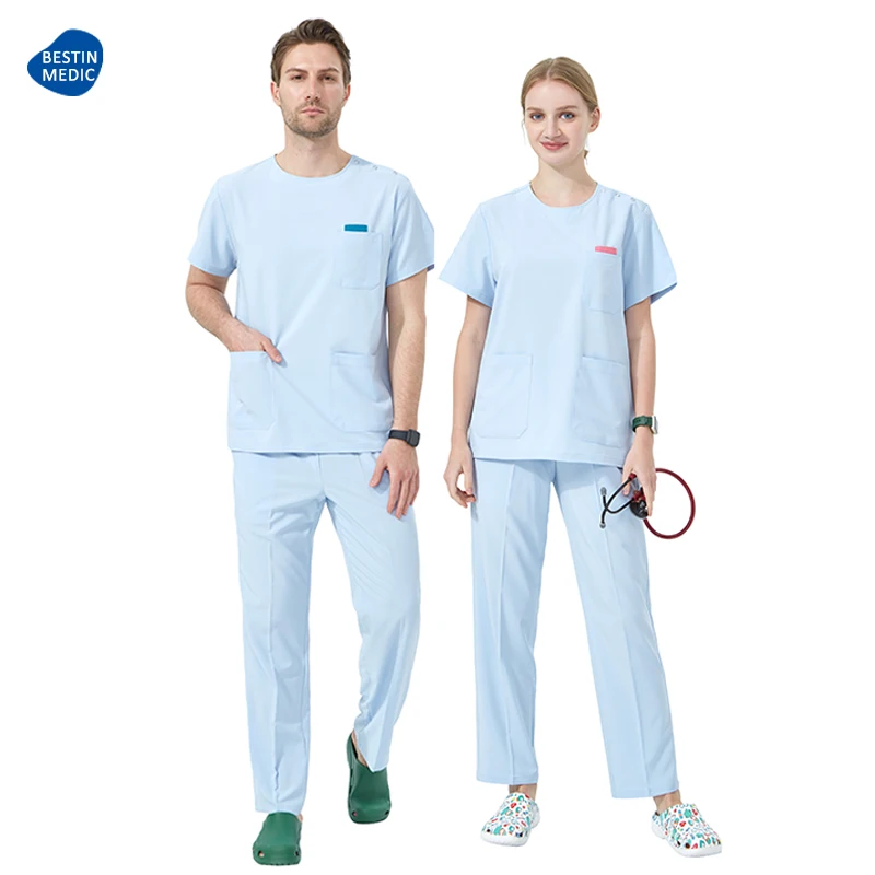 Exclusive Clinic Surgical Scrub sets for Men and Women Hospital Doctor Uniform Lab Work Safety Clothing Dentist Vet Workwear S02