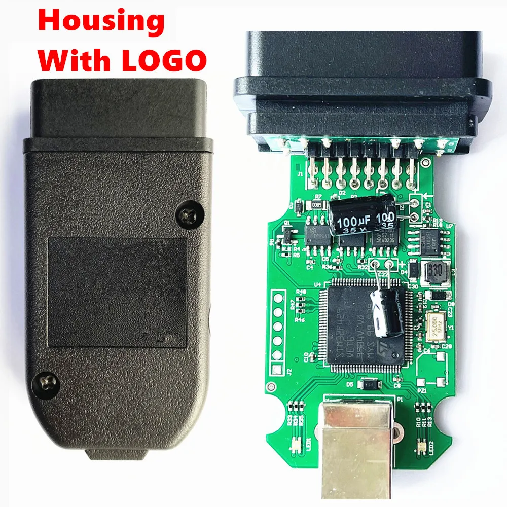 أحدث تحديث مجاني V25.3.1 STM32F429 Real HEX V2 عبر الإنترنت 1996-New VAGCOM Unlimits VINs Coding Function VIIPlus Loader Diagnostic #2