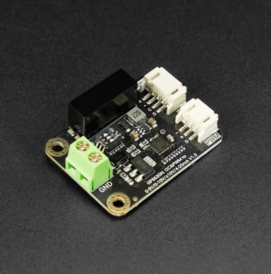 VivaC16-bit DAC Module With ±10V Output, 0.2% Error, I2C/PWM, 4-20mA, For Motor Control/Arduino/ESP32