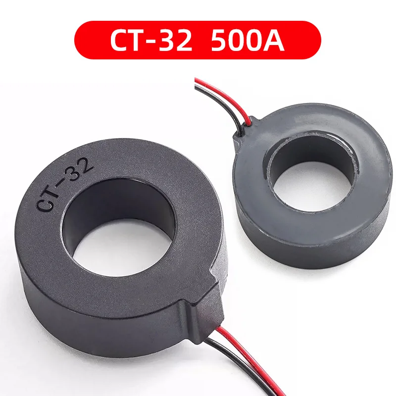 High Stability Split Core Current Transformer Open Type Coil CT AC 32A  63A  100A  500A Clamp Sensor