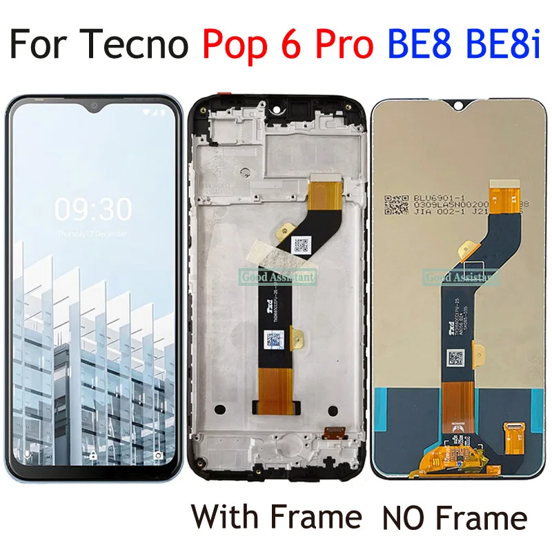 استبدال شاشة لمس LCD لجهاز Tecno Pop 6 Pro BE8 بمقاس 6.56 بوصة – تقييم شامل لـ FPC6513