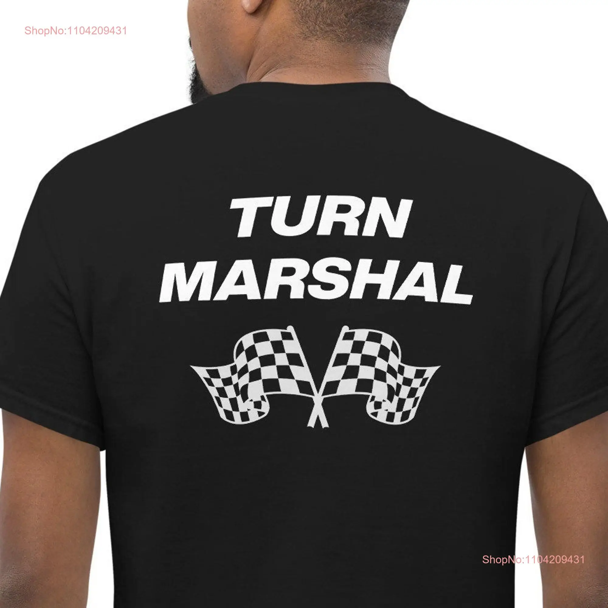 Turn Marshal on Back only Men's classic tee long or short sleeves