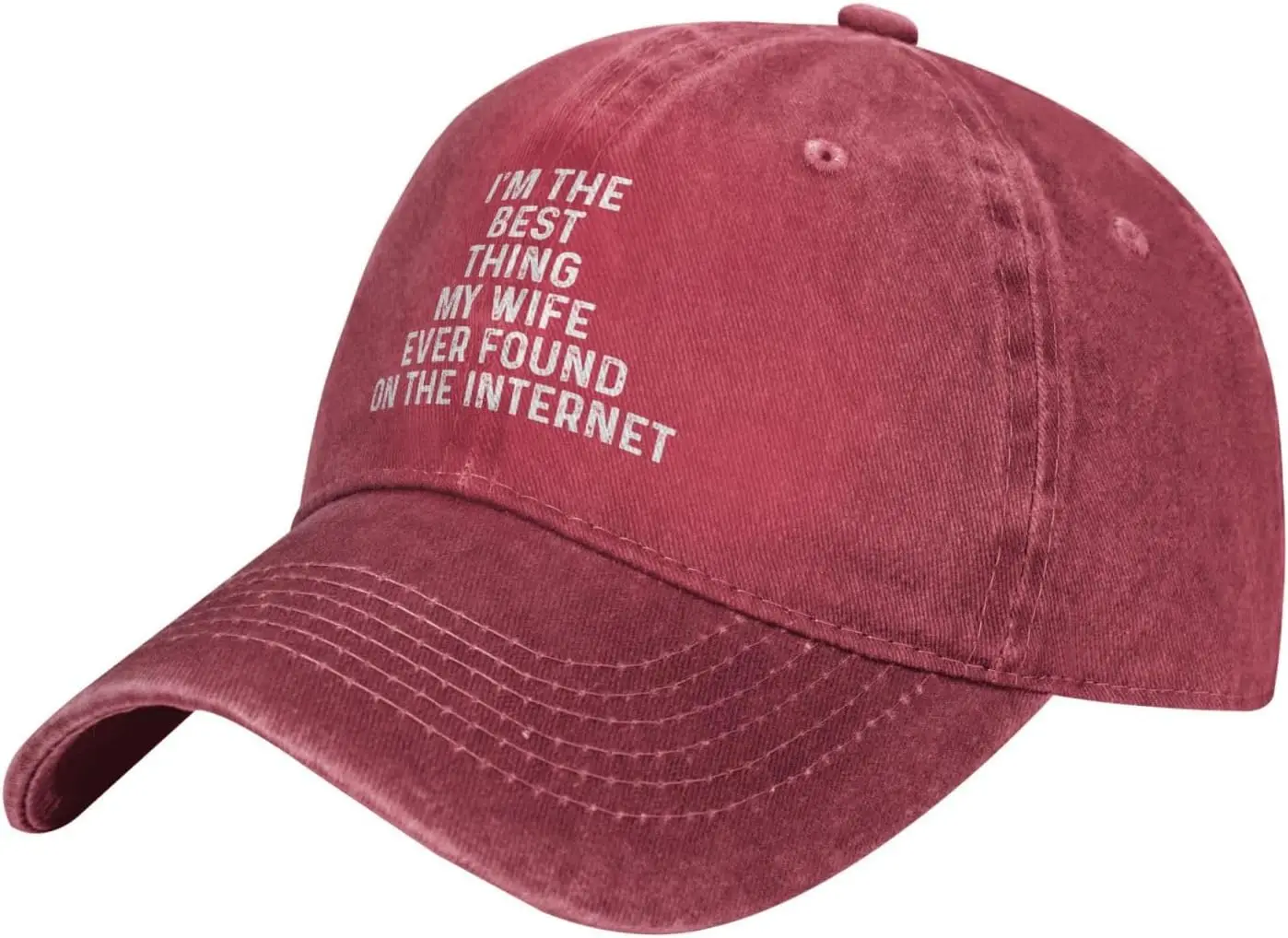 I'm The Bests Thing My Wife Ever Found On The Internets Hat Women Baseball Hat Funny Cap