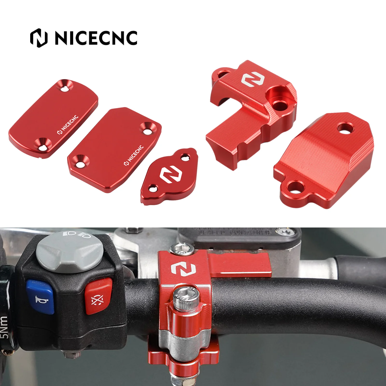 

For Beta RR 300 2013-2023 RR 250 RR 350 RR 390 RR 430 RR 450 480 498 500 Master Cylinder Protector Brake Clutch Reservoir Cover