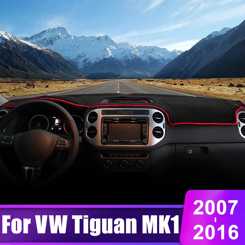 

For Volkswagen VW Tiguan MK1 2007 2008 2009 2010 2011 2012 2013 2014 2015 Car Dashboard Sun Shade Cover Non-slip Pad Accessories