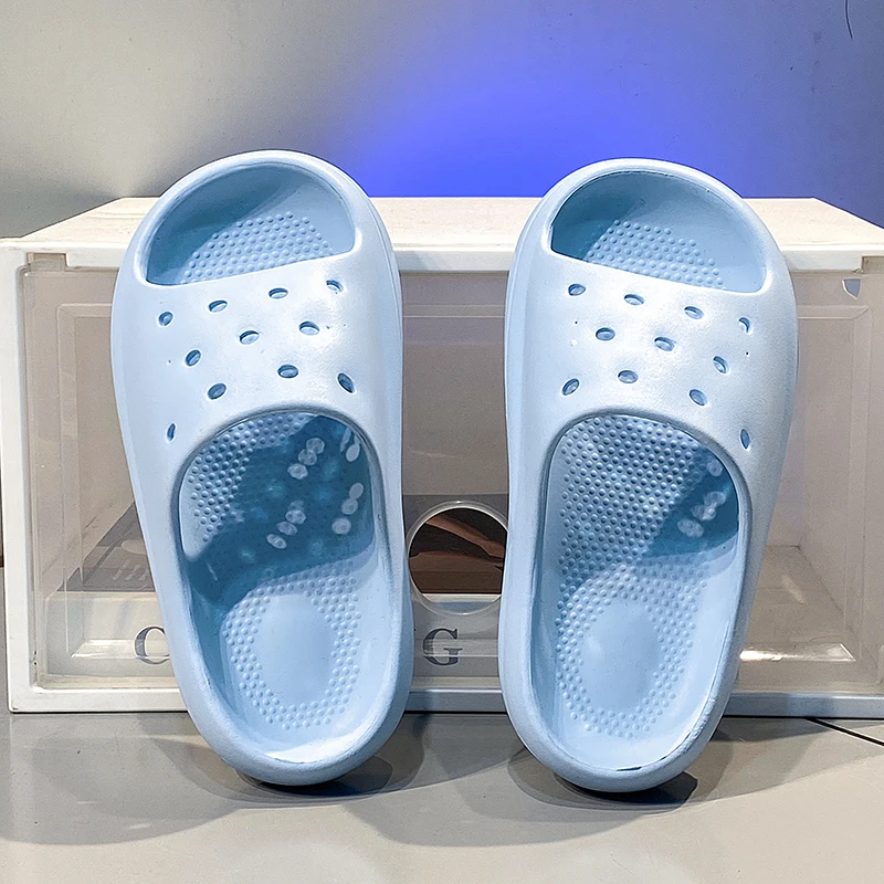 Pantofole estive per bambini bambini Design semplice scivoli per la casa al coperto sandali morbidi antiscivolo pantofole comode infradito per