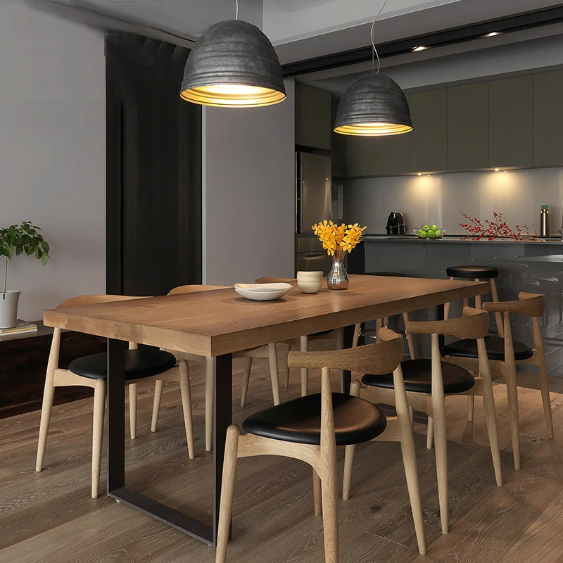 

Light Luxury Unique Dining Table Kitchen Chairs Nordic Wood Restaurant Tables Conference Modern Mesas De Jantar Home Furniture