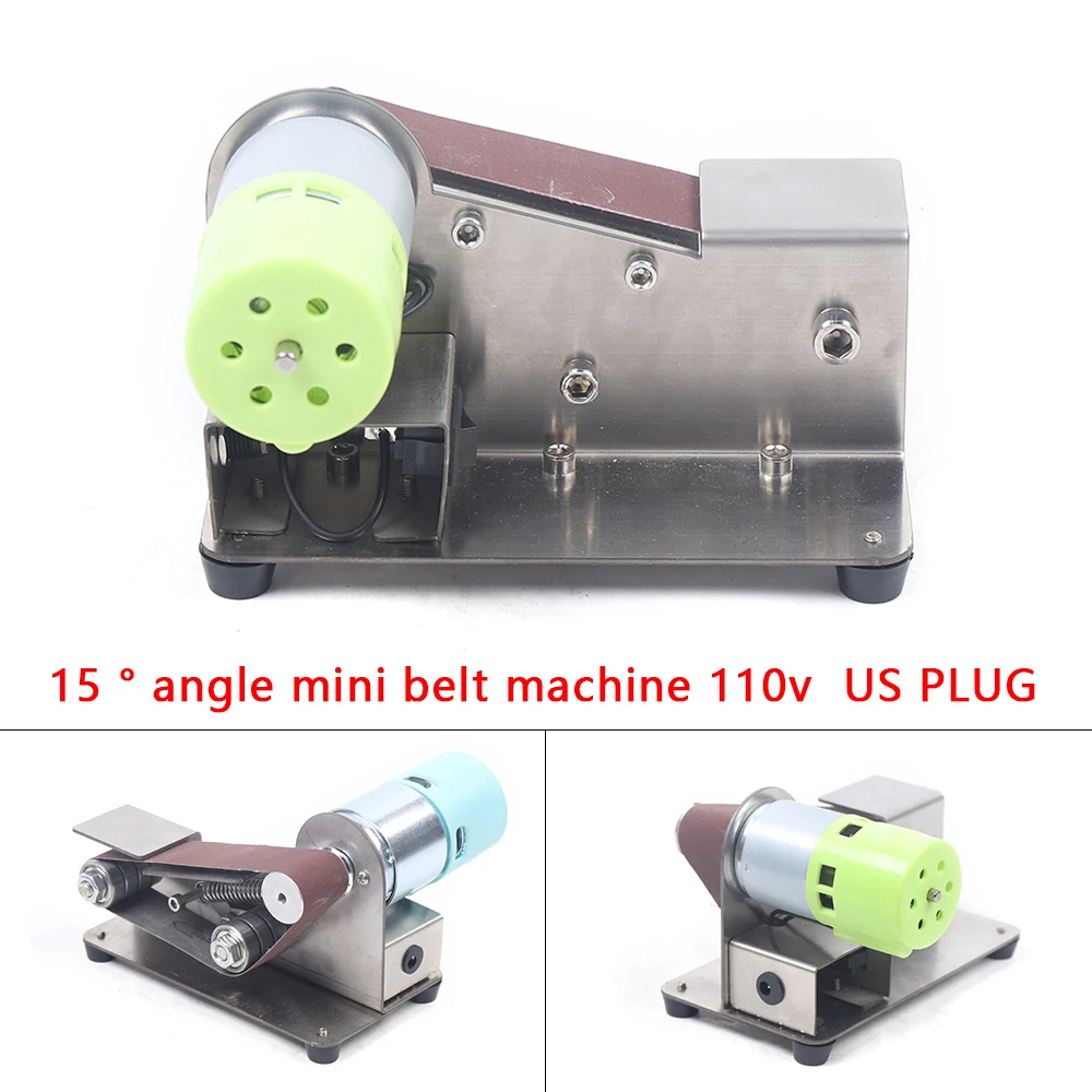 Ponceuse à bande électrique, Mini ponceuse à bande, Machine à polir, affûteuse de bande de ponçage, 330x30mm