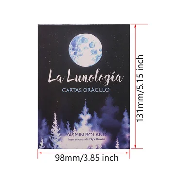NUOVO oracolo da 12x8,7 cm in cartoncino oracolo spagnolo: un mazzo da 44 carte con parole chiave Versione spagnola con oracolo in scatola (edizione spagnola)