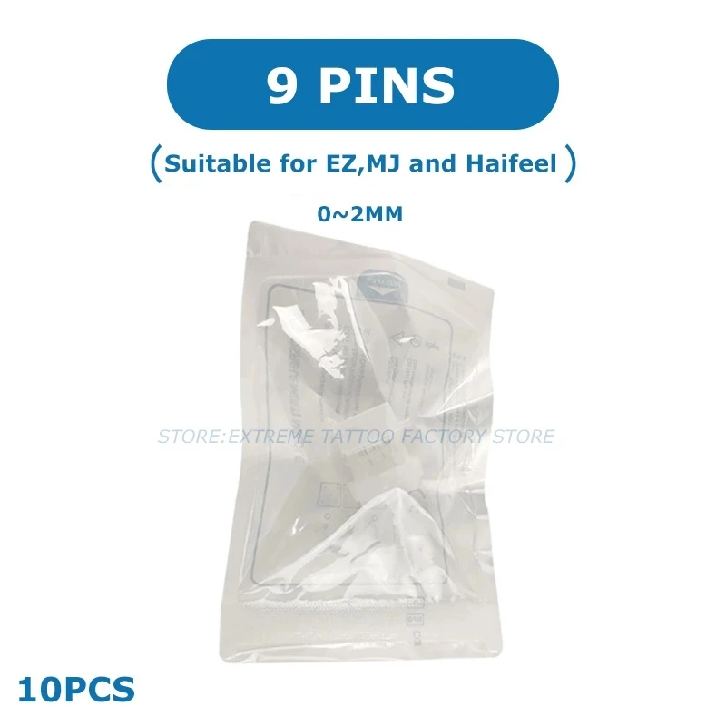 10 قطعة نصائح تعقيم عالية الجودة أنبوب مرشح الضغط السلبي 5/9 دبابيس إبرة لاستبدال بندقية EZ أجزاء جهاز العناية بالبشرة