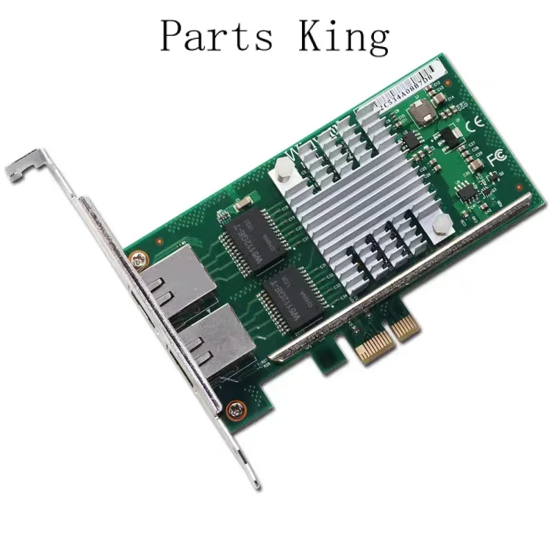 For Winyao WYI350T PCIe Dual Port RJ45 Gigabit Network Card Intel i350T2 Soft Route 1000M