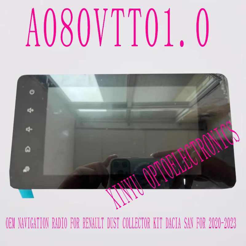 

A080VTT01.0 A080VTT01 0 ЖК-экран, панель дисплея для замены OEM-навигационного радио для Renault DUSTER 2020-2023 года, набор DACIA SAN