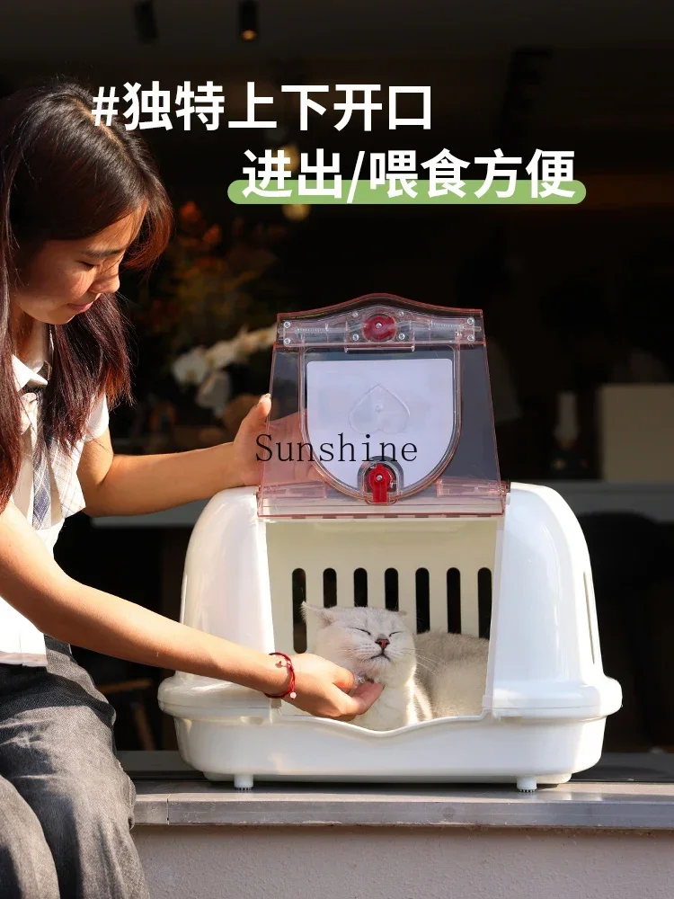 Portable cat cage out box breathable portable space capsule cat ride artifact air bag