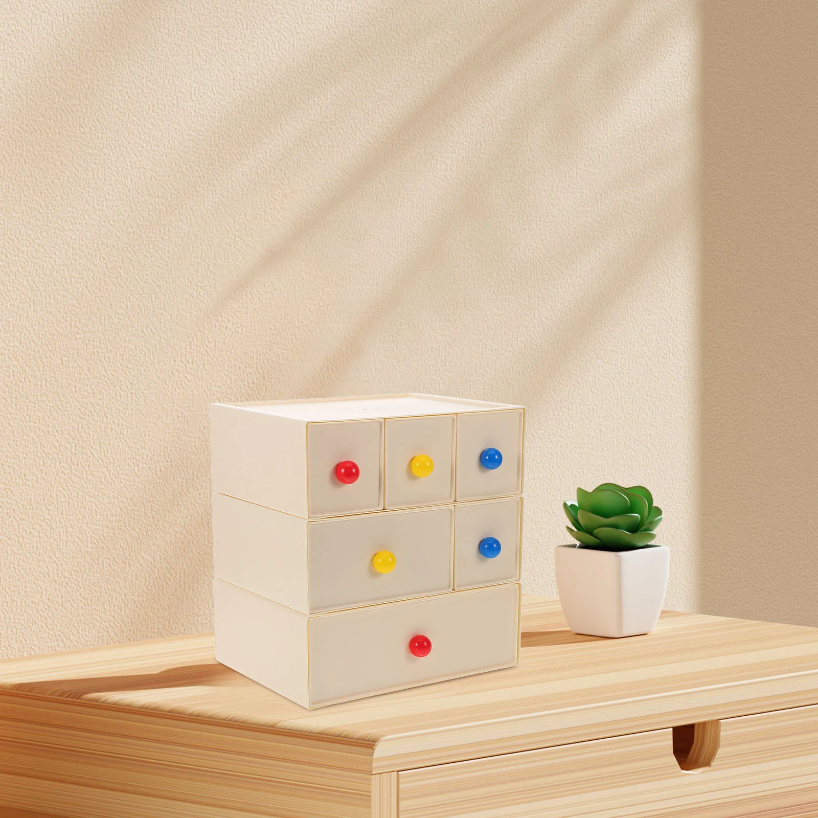 

Desktop Organizer Box Multi-Layer Storage For Desk Office Organization Plastic Drawer Organizer Sundries Holder Makeup