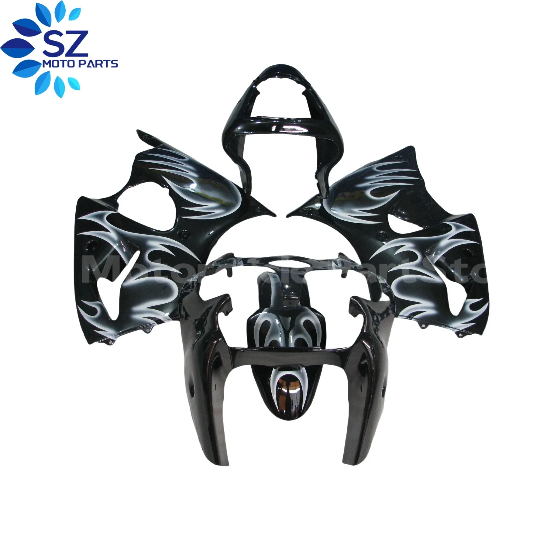 

Rebuilt Fairings Kit for KAWASAKI Ninja ZX6R 00 01 02 ZX-6R 636 2000 2001 2002 Injection Bodywork Set