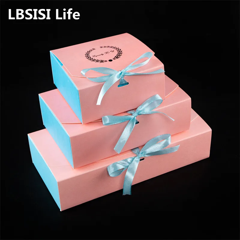 

LBSISI Life 50pcs Wedding Gift Boxes Especially For You Chocolate Cake Cookie Candy Packaging Birthday Party Decoration DIY