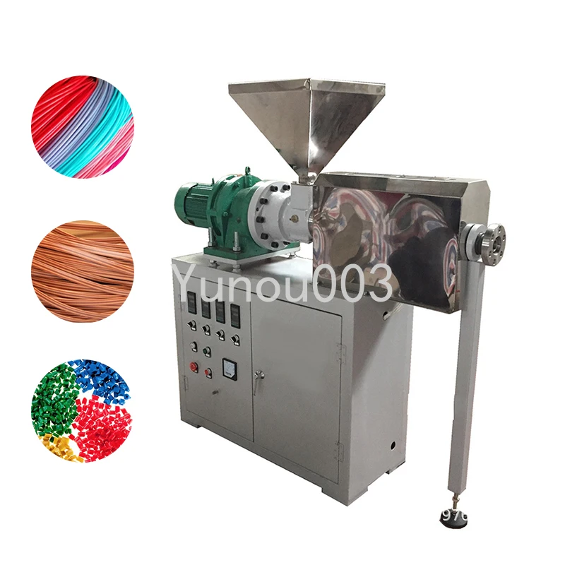 

SJ25 Vertical Single Screw Sheet Extruder 1500W Experimental Plastic Particle Debris Polymer Material Injection Molding Machine