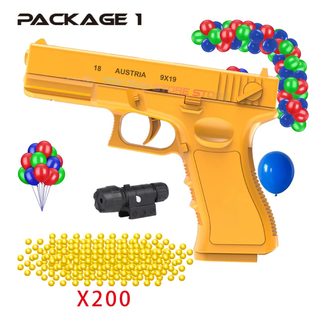 2025. 장난감 총 G18 수동 설치 폼 소프트 건 CS 야외 슈팅 게임 성인용 에어건 장난감 총
