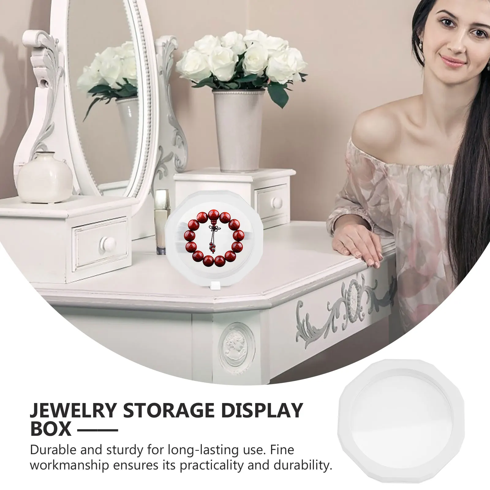 

2Pcs Clear Boxes Durable Plastic Storage Travel Accessories Small Containers Mini Storage Box Display Packaging Gifts