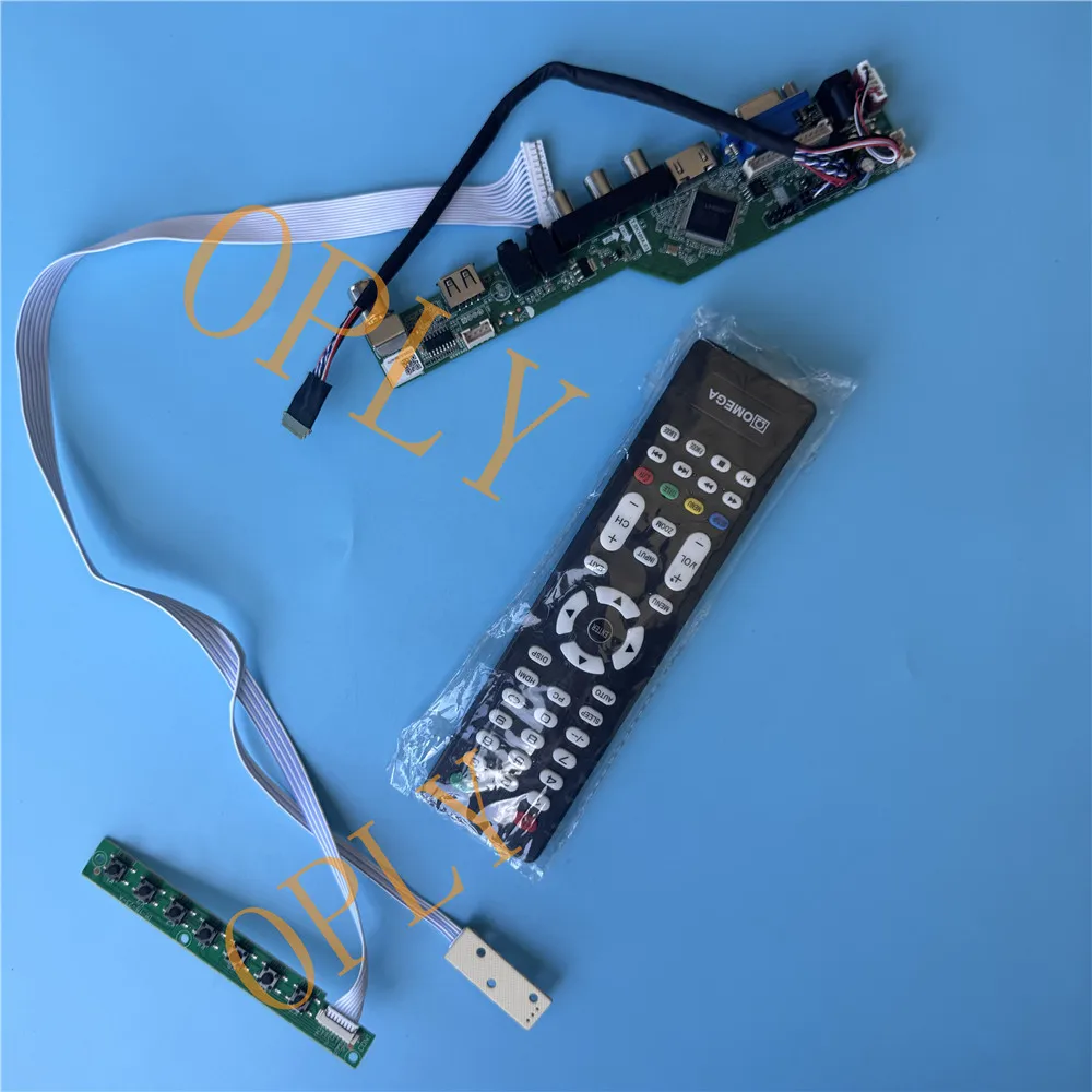 HDMI-compatible RF USB AV VGA LED Screen Audio TV Controller board for LTN140AT26 N140BGE-L22/L42/L12/L13 N140BGE 1366x768 14