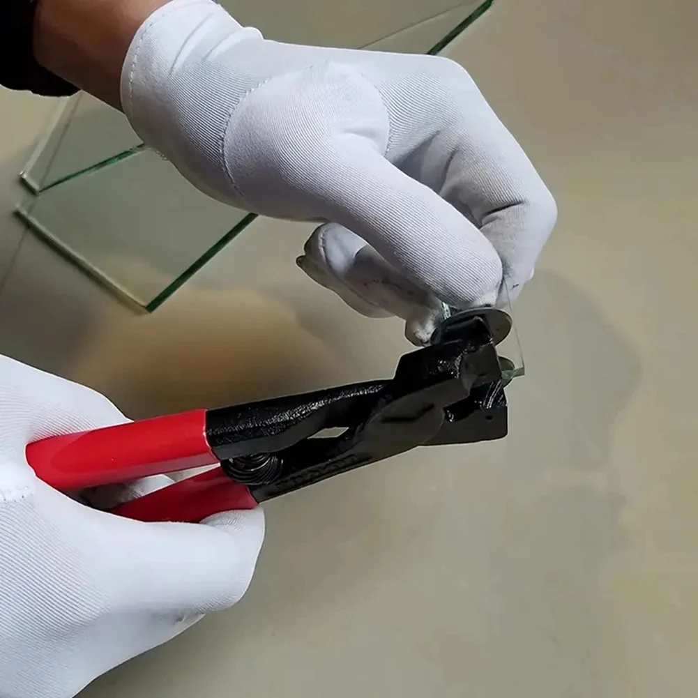 HGHO Portable Glass Tile Nippers Wheeled Tile Pliers Cutting Tools Ceramic Breaking Pliers for DIY Glass Ceramic Cutter