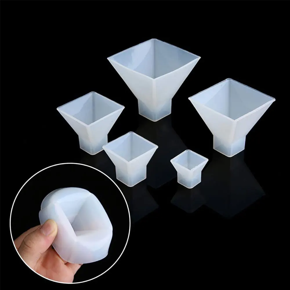 Silicone world 20-60mm Pyramid Triangle Silicone Mould DIY Resin Decorative Craft Jewelry Making Mold resin molds for jewelry