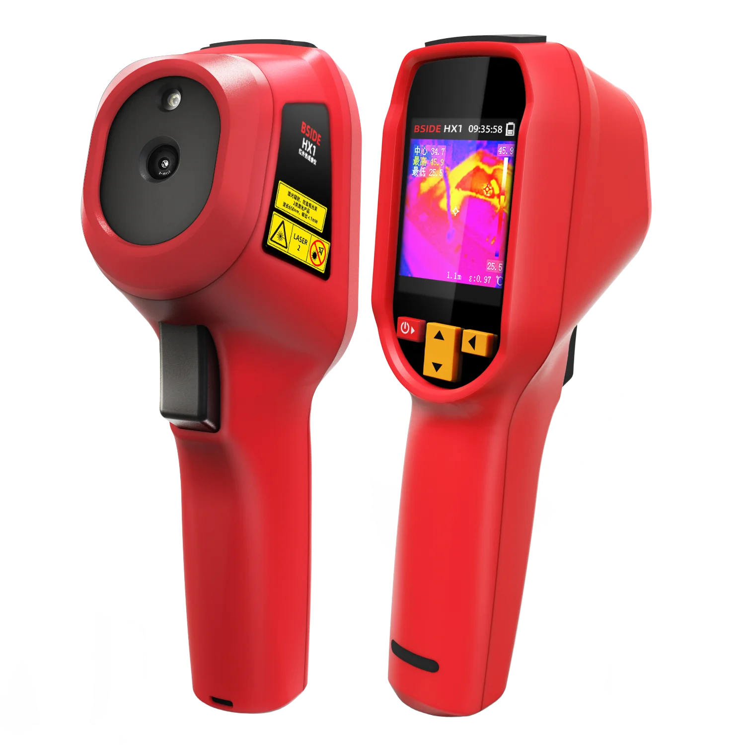 BSIDE HX1 Resolution 240x240 Infrared Thermal Imager  Thermal Camera Infrared Thermometer (Including Battery)