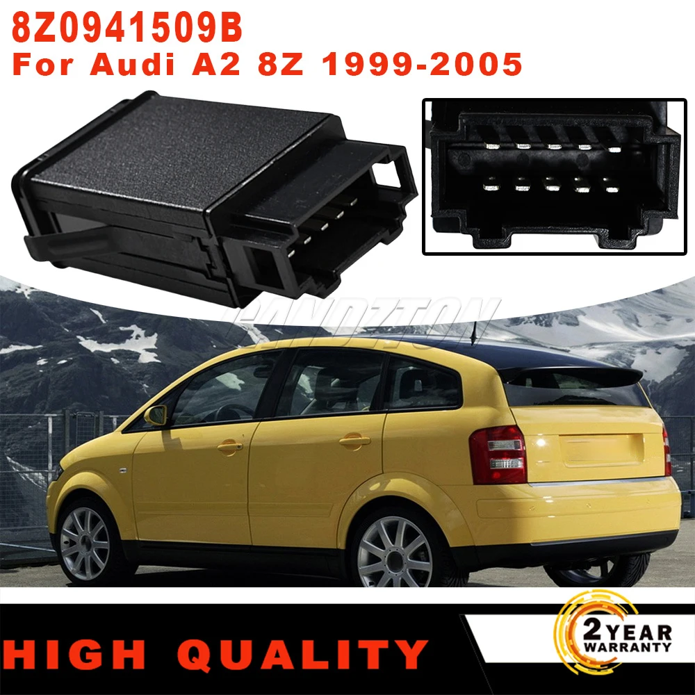

New 1 Pc For Audi A2 8Z 1999-2005 Car Hazard warning light flasher indicator relay Turn Signal Switch 8Z0941509B Car Accessories