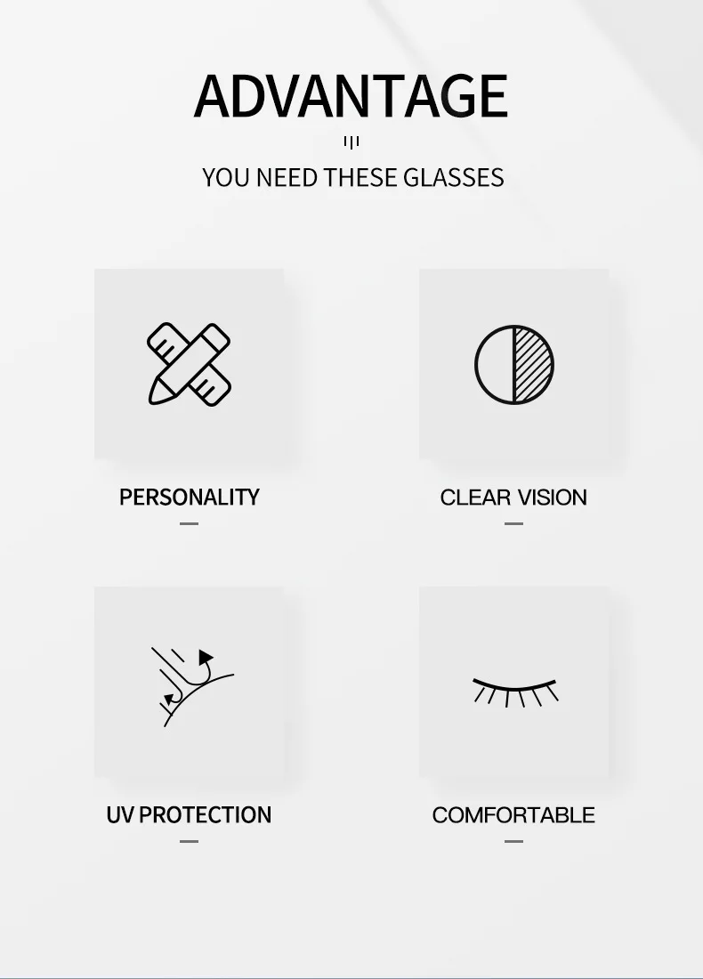 2024 quadratische Sonnenbrille für Männer Vintage-Mode Gläser Sonnenbrille Frauen Trendy Dropshipping Shades Gafas De Sol Hombre Lunette – Detail 6