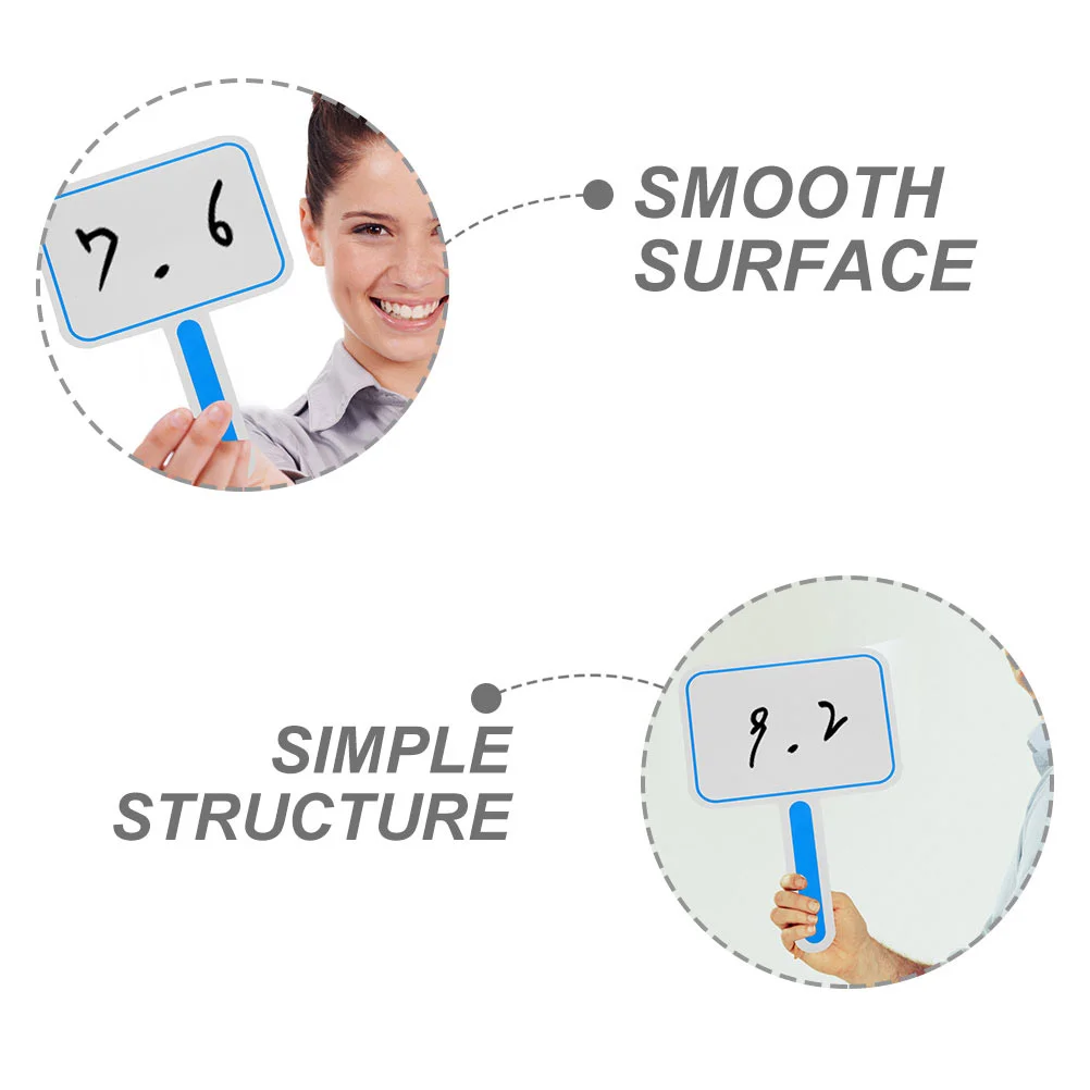 Jar Score Board-Palettes de réponse effaçables à sec, mini tableau blanc, mousse pastel liative, déterminer