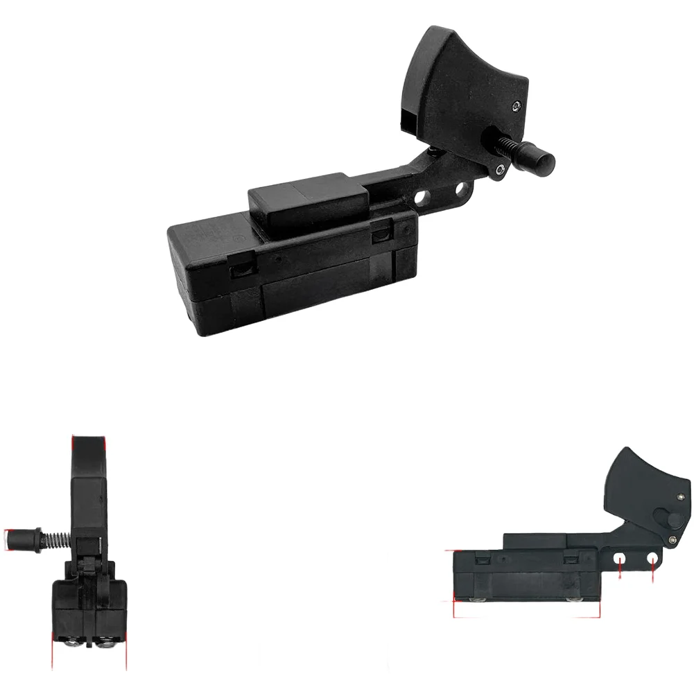 Safety Lock Black 150mm Grinder Switch Easy Installation Robust Materials Stable Performance Heavy-duty Compatible