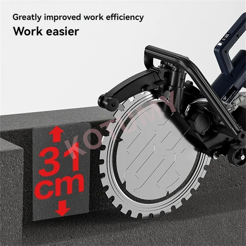 High Power Brushless High-frequency Circular Saw Multifunctional Portable Concrete Wall Cutting Machine for Opening Walls Doors
