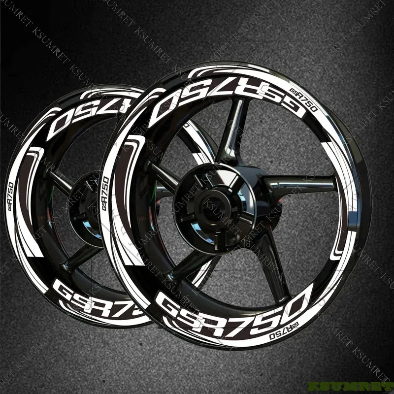 

Vinyl For Suzuki GSR750 Wheel Sticker Motorcycle Rim Logo Decal