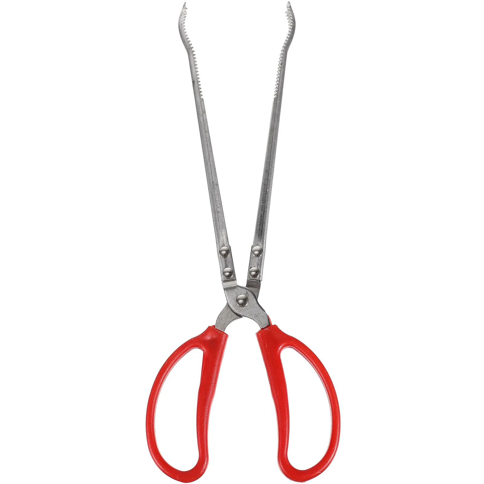 

Fish Catching Tools Long Clip Grippers Stainless Steel Crab Pot Grabber Squid Eel Multi Function Claw Wear Resistant Portable