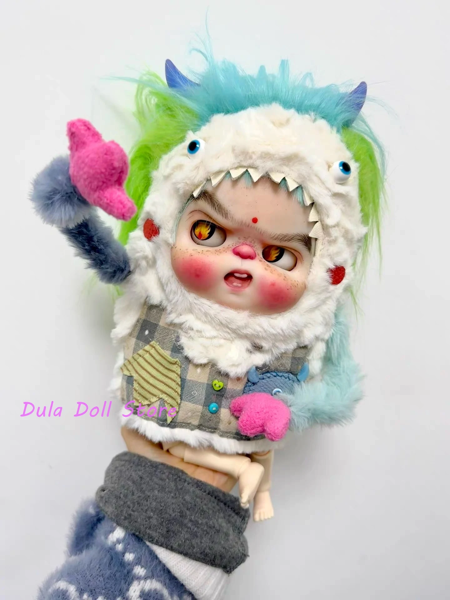 Dula 인형 의류 원피스 리틀 몬스터 세트, Blythe ob24 ob22 ob11 gsc Azone Licca ICY JerryB 1/6 Bjd 인형